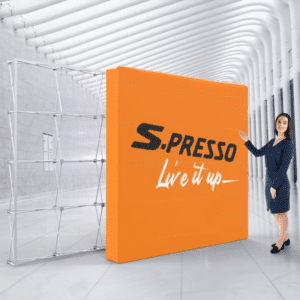 Fabric Velcro Pop Up Straight