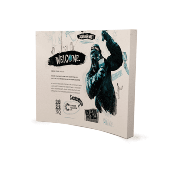 Curved Velcro Pop Up Display - Image 2