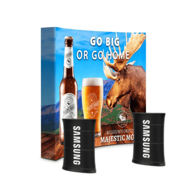 Exhibition Series Curved Pillow backdrop - 10ft x 20ft