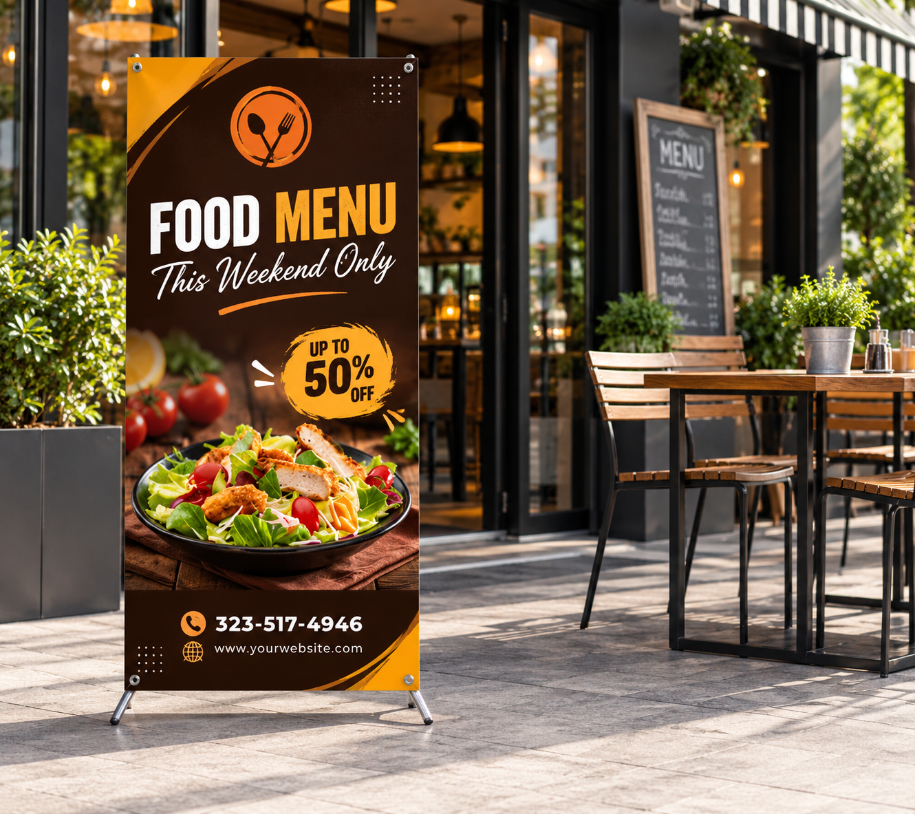 Adjustable X Banner Stands - Image 2