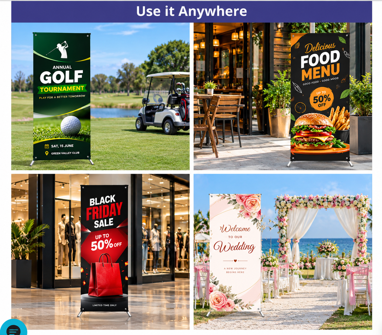 Adjustable X Banner Stands - Image 7