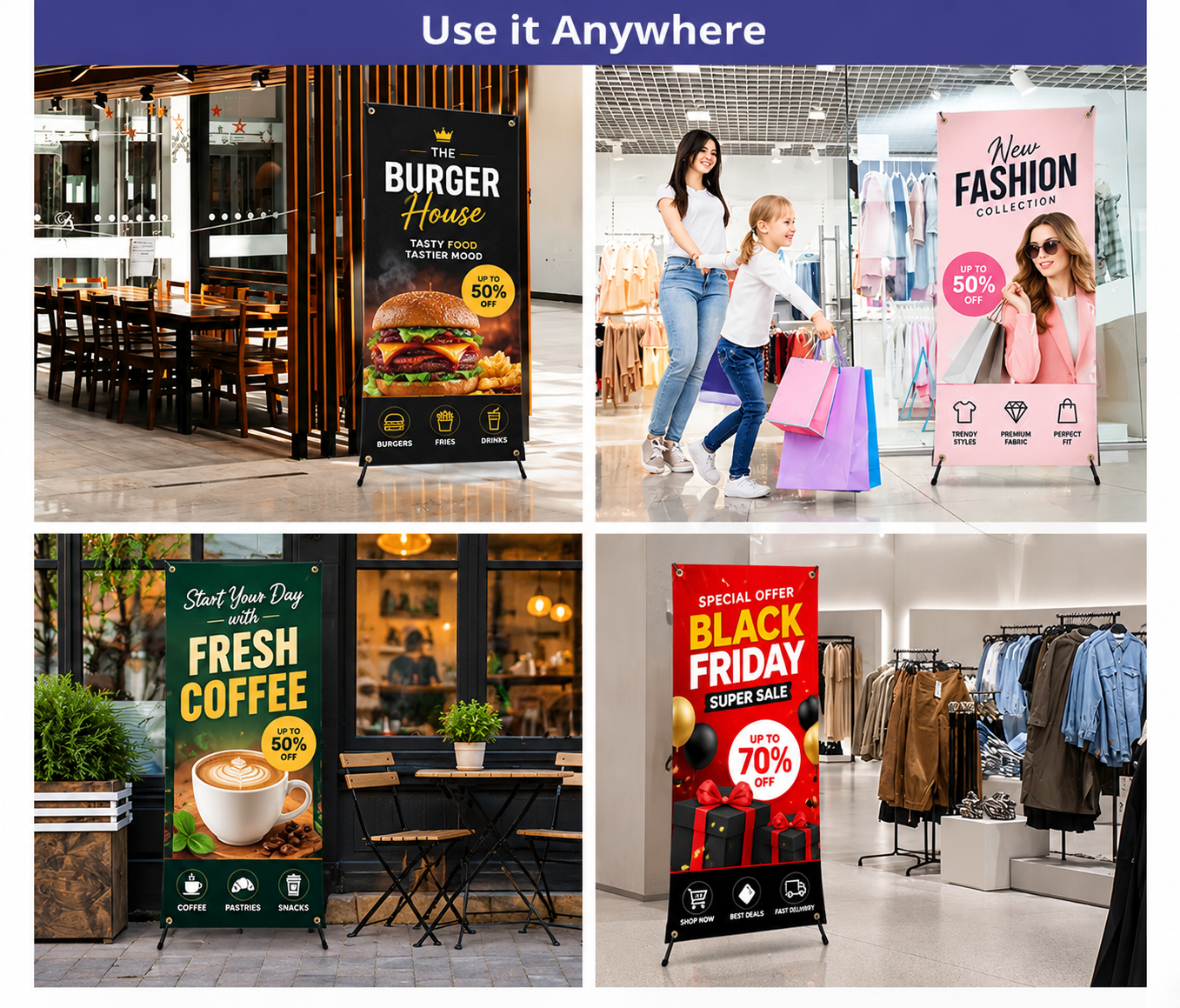 Korean X Banner Stands - Image 6